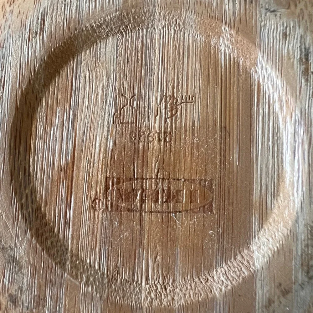 IKEA BLANDA MATT Bamboo‎ Serving Bowl Round Natural Wood Salad Bowl 21926